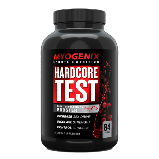 Myogenix Hardcore Test Free Testosterone Booster 40 Servings